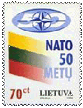 Lithuanian NATO stamp