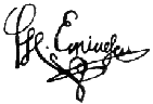 Eminescu's signature