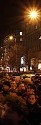 crowds on Wenceslas Square