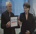 The oft-used photo of Klaus and Bobosikova