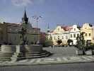 The town square of Havlickuv Brod in East Bohemia